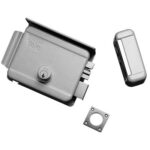 Serratura cancello applicare elettrica 68080 yale vern c.tondo fisso m2+scr+tett e.mm 50 sx