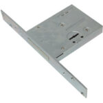 Serratura metallo infilare y8td100 yale b.q zinc f.mm 25 dm m4 h.mm 82 e.mm 52