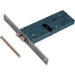 Serratura metallo infilare elettrica 399 omec b.q nich f.mm 16 f.ovale+scr h.mm 44 e.mm 60 dx