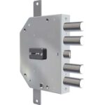 Serratura metallo applicare 2155 plus cr dm m4 tripl+scr ip.mm 28 e.mm 60 sx
