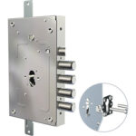 Serratura metallo applicare 2655 pen cr f.sagom m2 tripl+scr ip.mm 28 e.mm 68 dx/sx