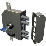 Serratura legno applicare 3250 k55/34 cr c.europeo m4 tripl+scr e.mm 60 sx
