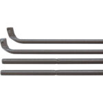 Aste x serratura esterne 91/01 cr verniciate curve triplici mm 18 cf=pz 2+2