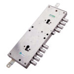 Serratura metallo applicare 85574 mottura doppio f.sagom m2 tripl+scr ip.mm 28 e.mm 63 dx