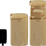 Defender magnetico mg220 disec dm mm 110x55 ottone lucido