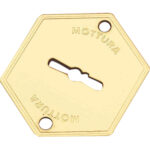 Mostrina porta blindata 95223 mottura dm ottone mm 52x64