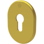 Mostrina porta blindata 4302 securemme f.sagom ottone lucido mm 62x82