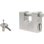 Lucchetto antiscasso ssu-84uk ilsa acciaio carbonitrurato cromato chiavi 3 mm 84 ka1