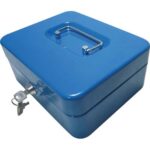 Cassetta portavalori effe acciaio verniciato chiavi 2 cm 20x16x9