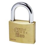 Lucchetto aditus iseo ottone arco cromato chiavi 2 mm 50