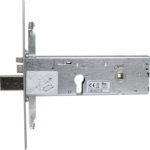 Serratura metallo infilare elettrica 96392 iseo b.q zinc f.mm 25 f.s m3 trip+scr+q8 h.mm64 e.mm100