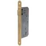 Serratura patent b.tondo bronzato 040t bonaiti i.mm 90 f.mm 22 e.mm 50