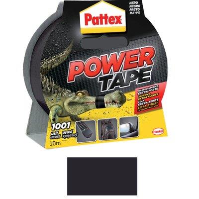 8312214.jpg Nastro alta resistenza power tape pattex nero mm 50 ml 10 - immagine 1