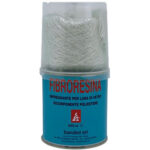 Fibroresina in mini kit lana vetro e bicchierino ml 200