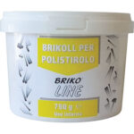 Collante polistirolo pasta briko line kg 0,750