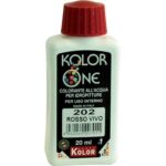 Colorante acqua kolorone 202 rosso vivo ml 20