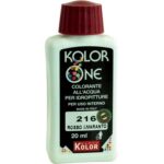 Colorante acqua kolorone 216 rosso amaranto ml 20
