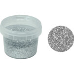 Glitter x idropitture argento ml 80