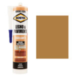 Silicone acrilico legno pavimenti bostik rovere scuro ml 300