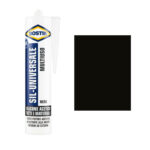 Silicone acetico sil universale bostik nero ral 9005 ml 280