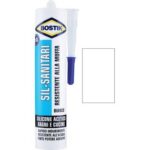Silicone acetico sil sanitari bostik bianco ral 9010 ml 280