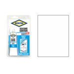 Silicone acetico sanitari in tubetto bostik bianco ml 60