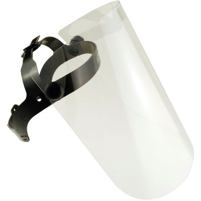 Visiera policarbonato fast light h.cm 30 + reggicapo