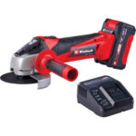 Smerigliatrice ang batteria tc-ag18/115 li einhell volt 18 ah 4,0 x-change