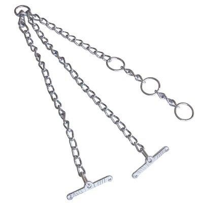 LEGAME PRUSSIANO 3 CAPI ACCIAIO ZINCATO N° 25 MM 7 CF=PZ 6