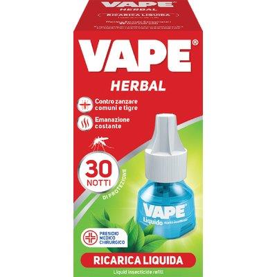 RICARICA LIQUIDA HERBAL ZANZARE VAPE MAGIC DURATA NOTTI 30
