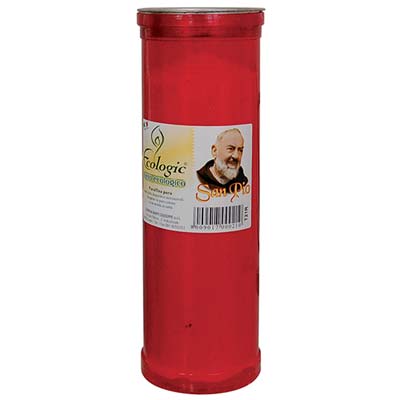 CERO VOTIVO ROSSO T.60K MM 65X210 GR 200