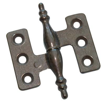 CERNIERA BAROCCO ALA PIANA OTTONE BRONZATO MM 65X55 SX