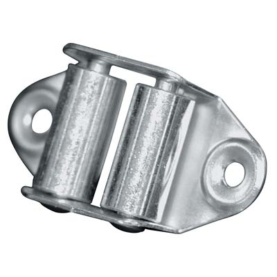 GUIDACINGHIA A RULLI FORI VERTICALI ZINCATO RULLI ACCIAIO H.MM 45