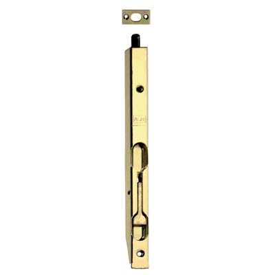 CATENACCIO INCASSO LEGNO A LEVA PESANTI ACCIAIO OTTONATO MM 16X13 CM 15