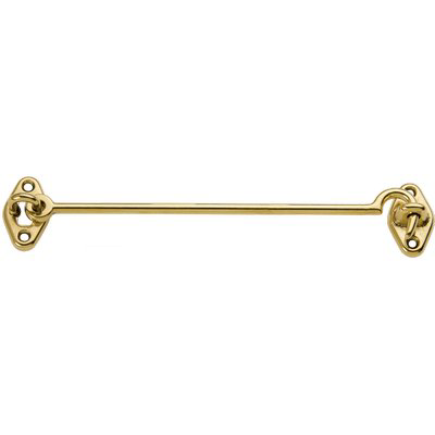 FERMAPERSIANE A GANCIO OTTONE LUCIDO + PIASTRINA MM 200