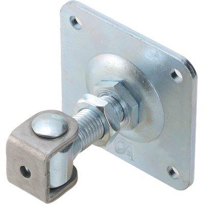 CARDINE A SALDARE CAVALLOTTO + PIASTRA 378 COMBI ZINCATO REGOLABILE M24