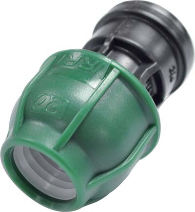 MANICOTTO A COMPRESSIONE FILETTO FEMMINA PN10 MM 20X1/2F