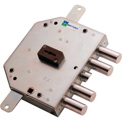 SERRATURA METALLO APPLICARE 89C755 MOTTURA DM M4 TRIPL+SCR IP.MM 28 E.MM 60 DX