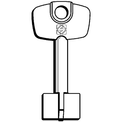 CHIAVE A POMPA CERUTTI 5C15 SILCA OTTONE NICHELATO