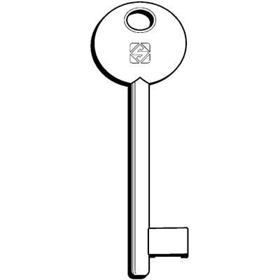 CHIAVE PATENT 6P3D SILCA OTTONE