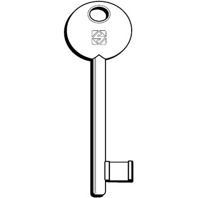 CHIAVE PATENT 6P3S SILCA OTTONE
