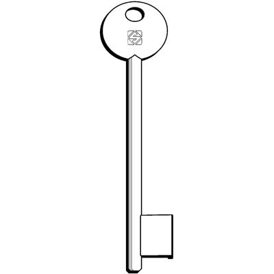 CHIAVE PATENT 6P7D SILCA OTTONE
