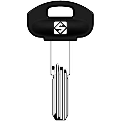 CHIAVE PUNZONATA SCM3RP SECUREMME SILCA OTTONE NICHELATO