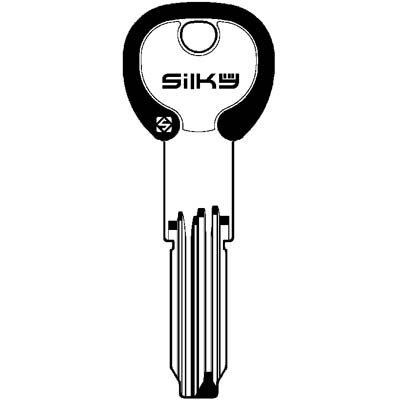CHIAVE PUNZONATA CISA CS62DZ SILKY SILCA OTTONE NICHELATO