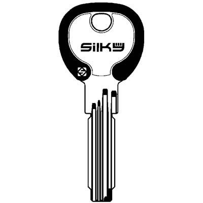 CHIAVE PUNZONATA CORBIN CB97DZ SILKY SILCA OTTONE NICHELATO