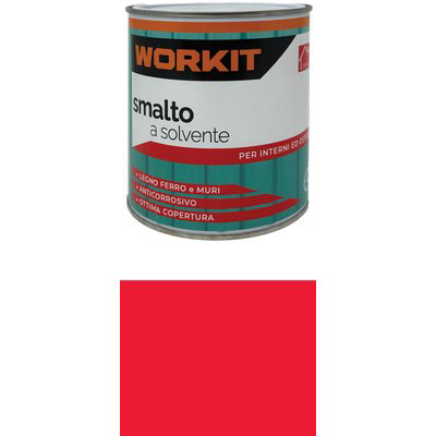 SMALTO A SOLVENTE WORKIT ROSSO FUOCO ML 750
