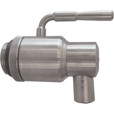 RUBINETTO A SFERA INOX SALVAGOCCIA + GHIERA PLUS TORNITO 1"M