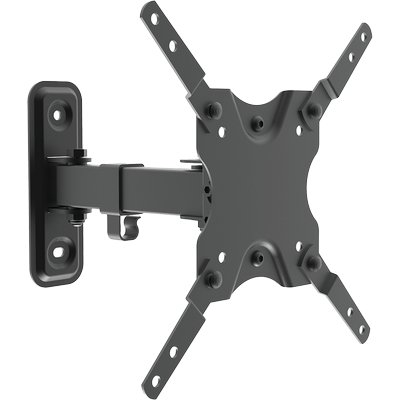 SUPPORTO TV PIATTA BR LED 9 BRAVO ACCIAIO VERNICIATO NERO 13"/42" KG 20