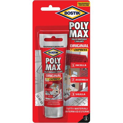 BOSTIK POLYMAX ORIGINAL EXPRESS TRASPARENTE GR 75