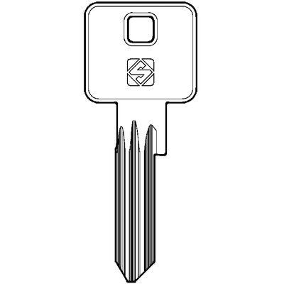 CHIAVE PIATTA ABUS AB95 SILCA ACCIAIO NICHELATO